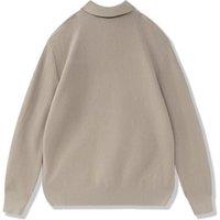 Men's Long-Sleeved Slim Fit Polo Knit Sweater - 3 Sizes, 3 Colours
