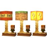 Minecraft- Atmosphere Block Lamp - Warm Pixel Night Light, 18cm