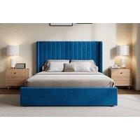 Belgravia Velvet Upholstered Ottoman Bed Frame