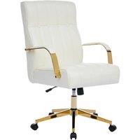 Luxurious PU Leather Office Chair with Adjustable Height and Tilt
