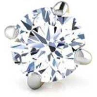 9K Gold Lab Grown Diamond Stud Earring Unisex - Single, Hallmarked, Ethical, Polished Finish