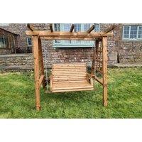 Valley 2-Seater Wooden Garden Swing