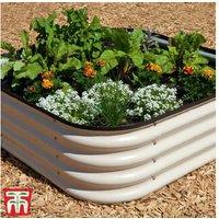Original Veggie Bed Paperbark Raised Planter - Modular Steel, 6-in-1 Layout