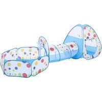 3-in-1 Kids' Play Tent Set: Tunnel, Tent, & Ball Pit