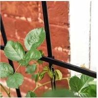1.2M Metal Garden Fan Trellis for Climbing Plants - Weatherproof