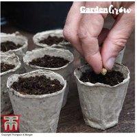 Biodegradable Eco Fibre Seedling Pots for Young Plants - 48, 96, or 192 Pack