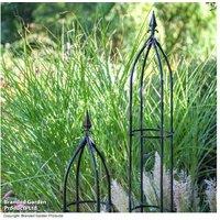 Metal Garden Obelisk Plant Support - Weatherproof, 2 Sizes