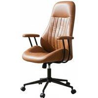 Mid-Century Modern Office Chair with Gas Lift & Rolling Casters