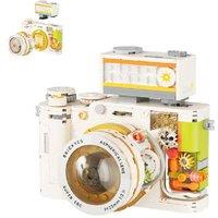 508pcs Vintage Camera STEM Building Set - Creative Toy for Ages 6+, Educational, Collectible, Retro Model Kit