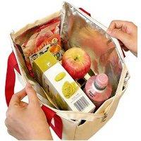 Insulated Lunch Bag & Waterproof Desk Mat Set - Thermal, Easy-Clean, School-Ready (25.5x16.5x22.5cm)