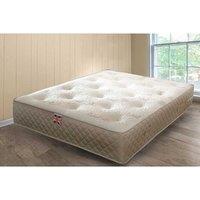 Ottoman Divan Bed Double - 4-Drawer Storage, Premium Fabric & Wool Sprung Mattress