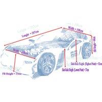 Kids Racing Car Bed with Realistic Design