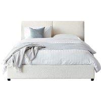 Lena Boucl All-In-One Bed with Orthopaedic Mattress - Cream, 4 Sizes