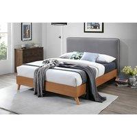 Elegant Danish Modern Bed Frame & Base - Double/King