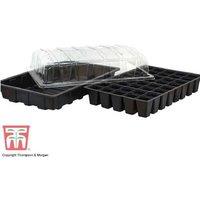 Cell Garden Grow Plug & Seed Growing Tray with Clear Lid - Robust Seedling Propagation