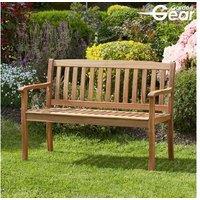 Acacia Wood Outdoor Garden Bench - Weather-Resistant, Eco-Friendly, 2-Seater