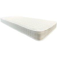 PRICE DROP! Cream White Quilted Memory Foam Spring Mattress - 5 Sizes, Medium Support