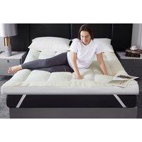 10cm All Seasons Reversible Mattress Topper - Sherpa & Microfibre, 5 Sizes