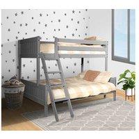 Endora Triple Delight Kids Wooden Bunk Bed with Safety Rails