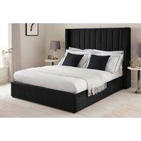 Wingback Ottoman Storage Bed Frame - 5 Sizes