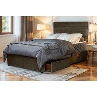 Mink Plush Divan Bed with Storage & Mattress