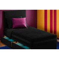 Bold Colour Kid's Plush Divan Bed with Mattress & Optional Storage