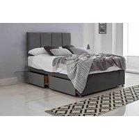 PRICE DROP! Gio Plush Divan Bed with Memory Mattress & Storage