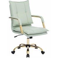 PU Upholstered Ergonomic Office Chair - Light Green