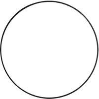 Modern Nordic Round Bathroom Mirror with Defogging Feature & Black Frame