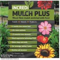 INCREDimulch Plus Organic Garden Mulch - Soil Conditioner & Moisture Retainer