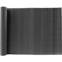 1.5m x 5m PVC Privacy Screening Fence - Dark Grey