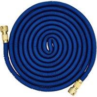 30m Expandable Garden Hose with Solid Brass Connectors, Flexible Design