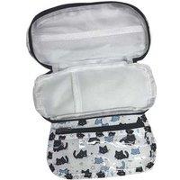 Cartoon Ita Pencil Case with Clear Window - Oxford Cloth, Display & Organise, 21x10x7cm