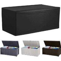 Weather-Resistant Oxford Garden Storage Box Cover - UV & Waterproof, 158x76x69cm