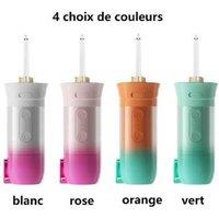 YESCUSTOM Cordless Jet Dental Water Flosser - Portable, Waterproof, Rechargeable, Green