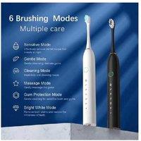2-Pack Sonic Electric Toothbrush Set with Travel Case - Deep Cleaning, Gum Care & Family Pack