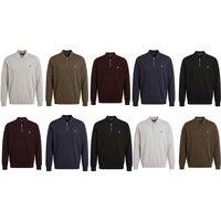 Brave Soul Men's Knitted Quarter Zip or Polo Shirt