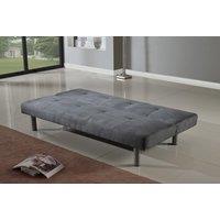 PRICE DROP! Monza Faux Suede Reclining Sofa Bed - Modern 3-Seater, Multi-Position, Cream, Blue, Grey or Cinnamon