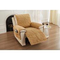 Polyester Armchair Cover with Side Pocket - Fits Most Modern Fabric & Reclining Sofas