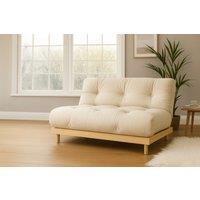 PRICE DROP! Luxury Deep-Filled Fabric Sofa Bed - Modern Pine Frame Futon, Space-Saving Convertible, Multiple Sizes & Colours