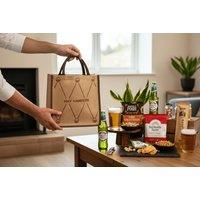 Deluxe Beer & Pub Snacks Hamper - Peroni & Gourmet Savoury Nibbles