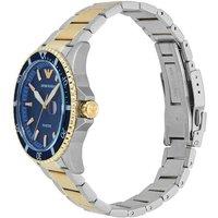Emporio Armani World Explorer 42mm Quartz Watch with Gold-Tone Accents