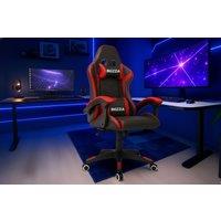 Ergonomic PU Leather Gaming & Office Chair - Esports Racing Style, Adjustable Armrests, Lumbar Support, Reclining 135, 360 Swivel