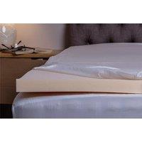 Orthopaedic Hypoallergenic Memory Foam Mattress Topper - Hotel Quality, 2.5cm Thick, 5 Sizes