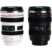 Stainless Steel Novelty Camera Lens Travel Mug - 300ml Tableware Gift