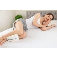 Memory Foam Leg Pillow for Side Sleepers - Ergonomic, Washable Cover, Single or Pair