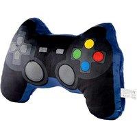 PS4 Controller Plush Cushion - Soft Polyester, Gamer Gift, Deep Blue Accent