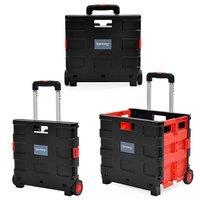 Rainberg Heavy Duty Foldable Crate Trolley