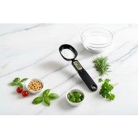 Digital Electronic Measuring Spoon Scale - LCD Display, Multi-Unit, Compact - Black or White