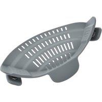 Adjustable Silicone Clip-On Pot Strainer - Heat Resistant, Dishwasher Safe, 5 Colours